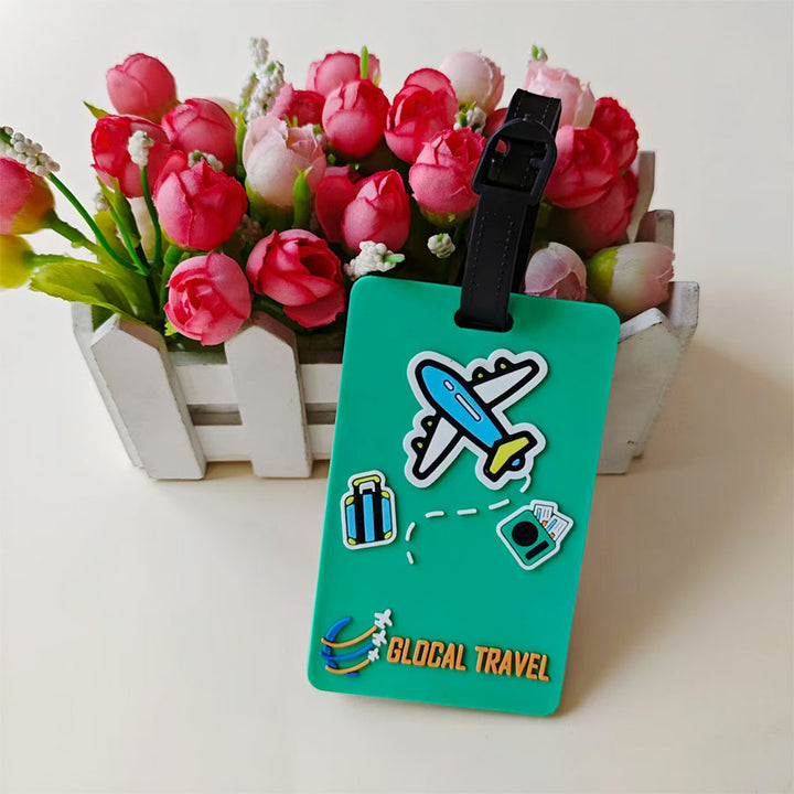 Unisex Bagasjelapp med innovativt flyreise-design Luvikno