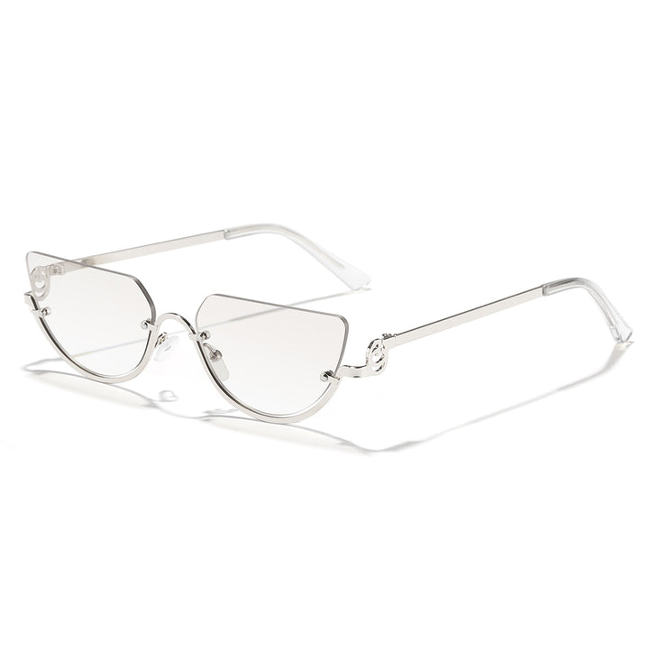 Dame Design-solbriller med innovativ Cat-Eye-ramme Luvikno