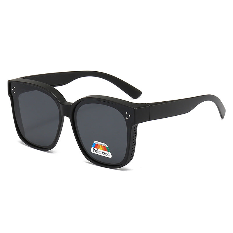 Dame motorisk kvadratisk solbrille med innovativt ventilasjonssystem Luvikno