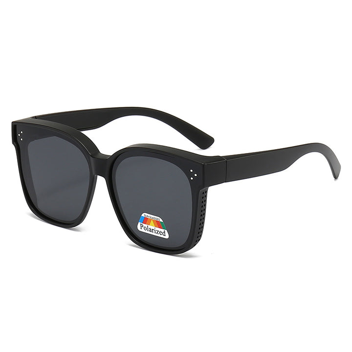 Dame motorisk kvadratisk solbrille med innovativt ventilasjonssystem Luvikno