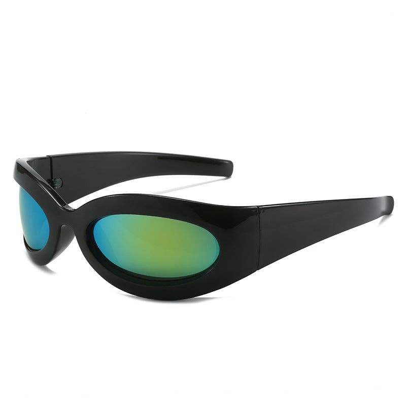 Dame trendy sportsbriller med aerodynamisk design Luvikno