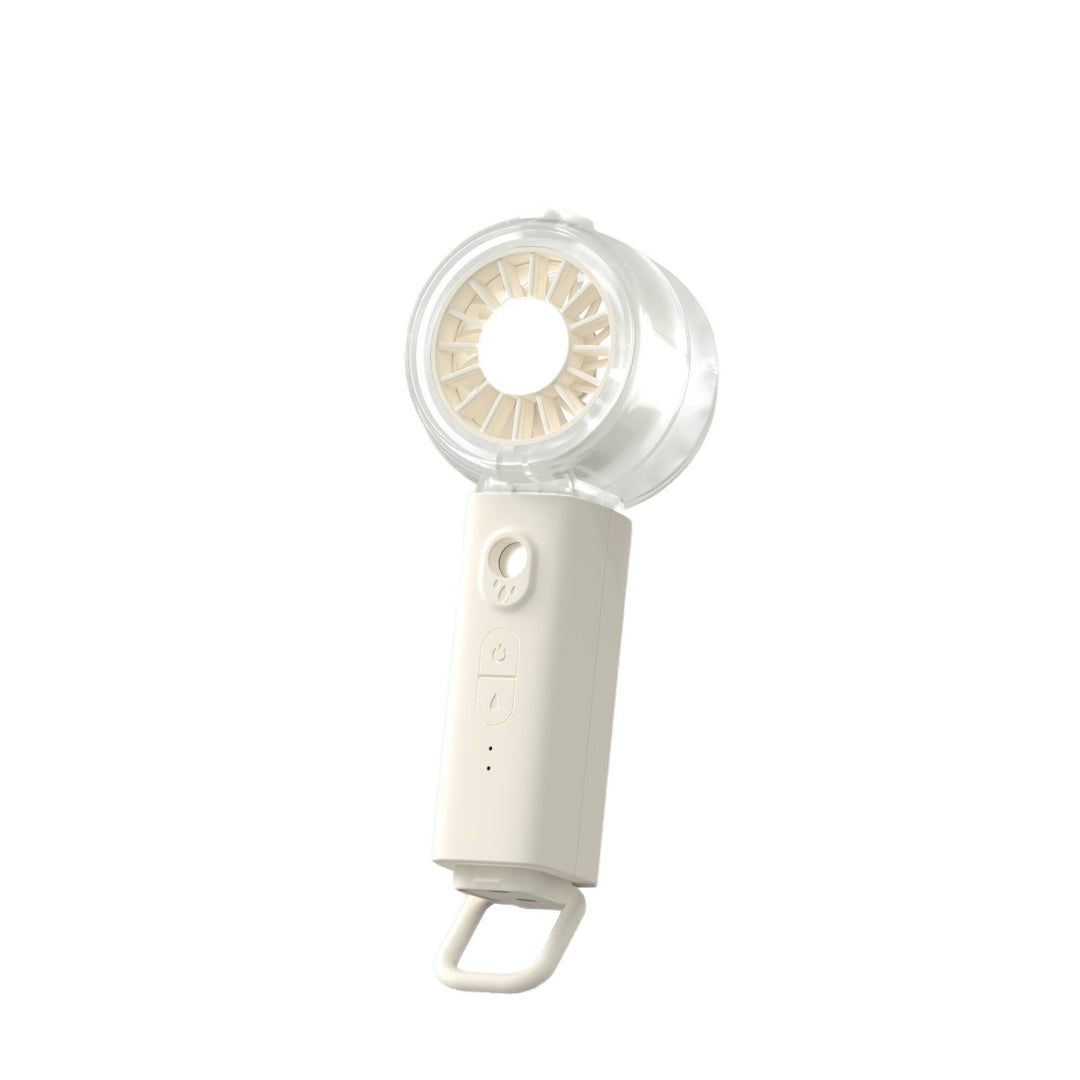 Unisex nan tragbarer Mini-Ventilator med spraytåke funksjon og USB-batteri Luvikno