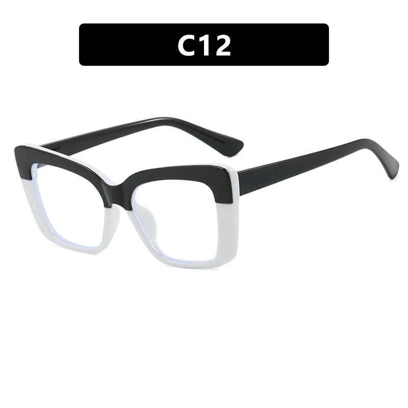 Dames moteriktig brille i trendy geometrisk design Luvikno