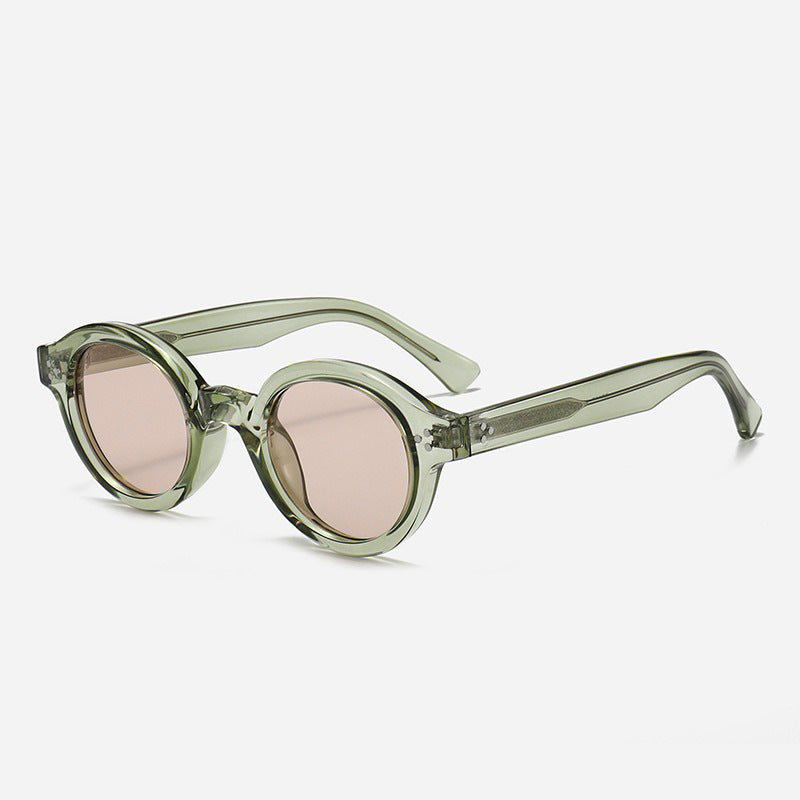 Damer Modisk Rund-solbrille med stilige detaljer Luvikno