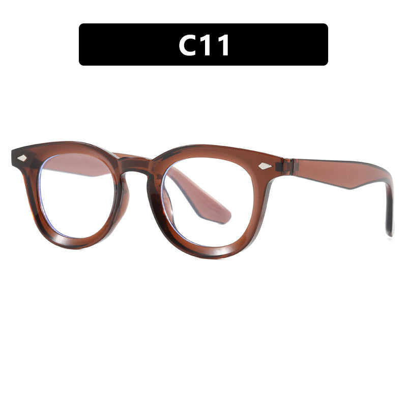 Damen modische Cat-Eye solbrille med transparent ramme Luvikno