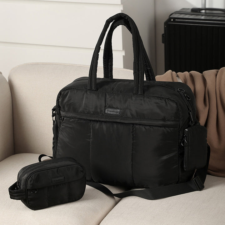 Dames elegant tote bag med avtakbar skulderveske Luvikno