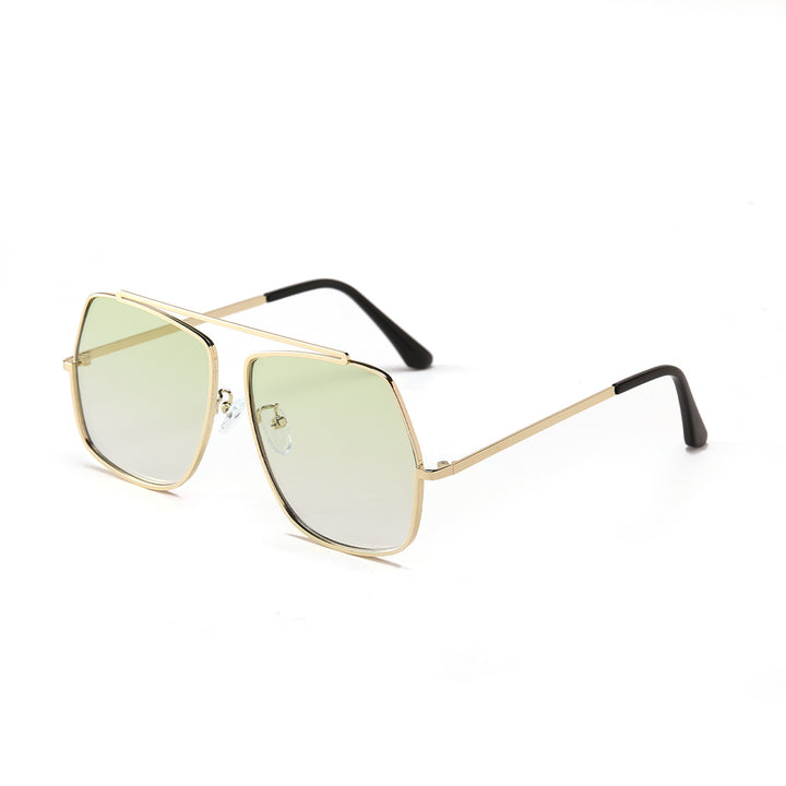 Dame polygonal solbrille med elegant, moderne ramme Luvikno