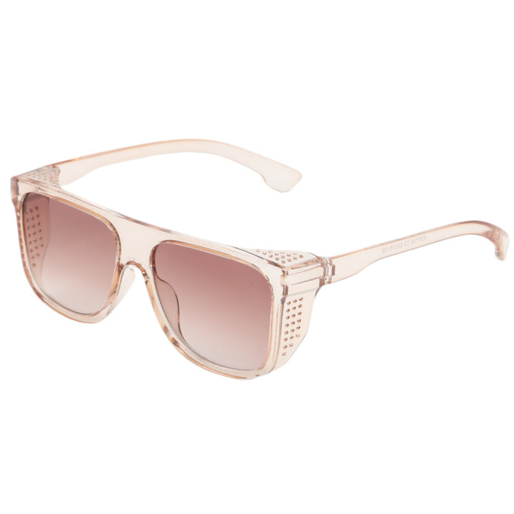 Dame moterik oversized solbrille med unik aksent Luvikno