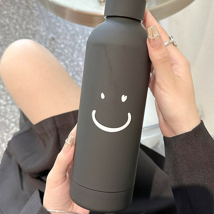 Damen Isolierflasche med innovativt smilmotiv Luvikno