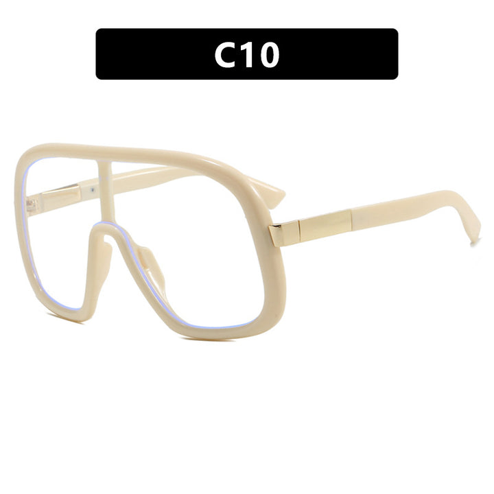 Dame oversized solbriller i elegant retro-design Luvikno