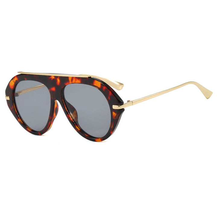 Dame solbrille i elegant heksagon-design Luvikno