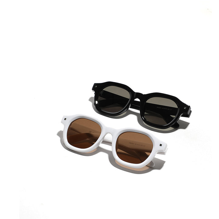 Dame moteriktig rektangulær brille Luvikno
