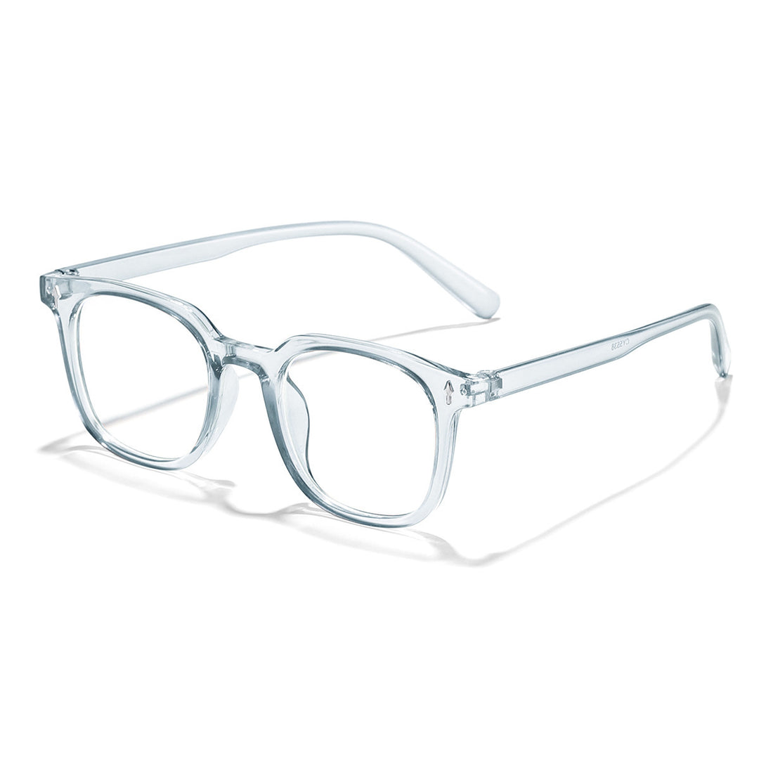 Damer fashionable solbriller med transparent ramme og UV-beskyttelse Luvikno