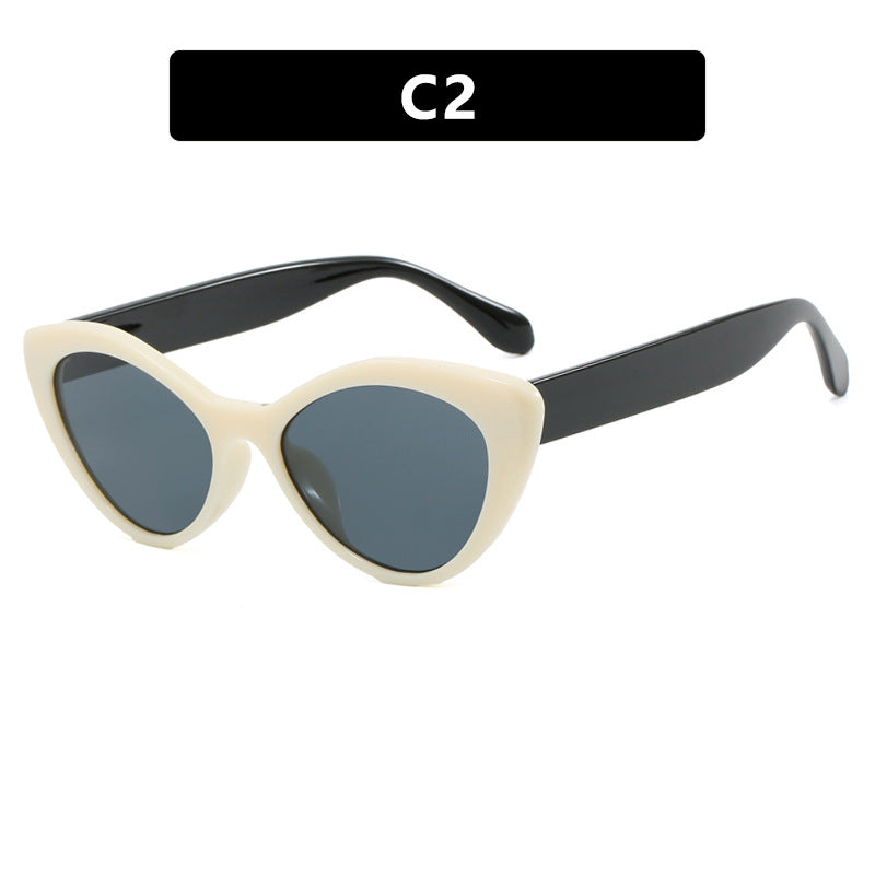 Damer kreative Cat-Eye briller Luvikno