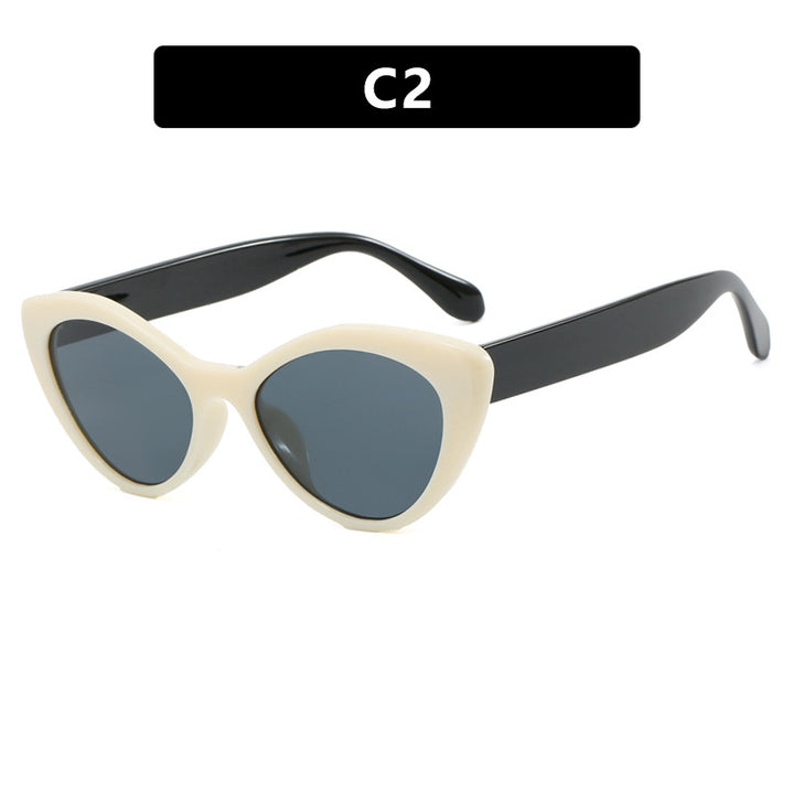 Damer kreative Cat-Eye briller Luvikno