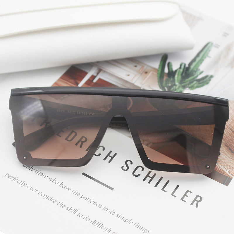 Dame Sporty solbriller i trendy Shield-design Luvikno