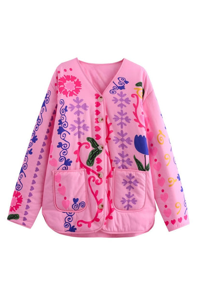 Luvik | Kukallinen painatus taskupaita