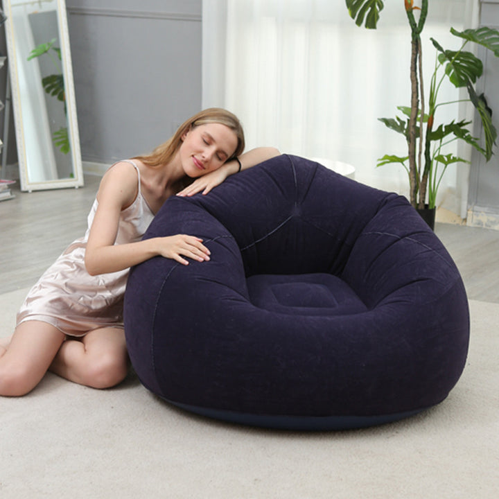 Kvinne oppblåsbar komfortsofa med ergonomisk ryggstøtte Luvikno