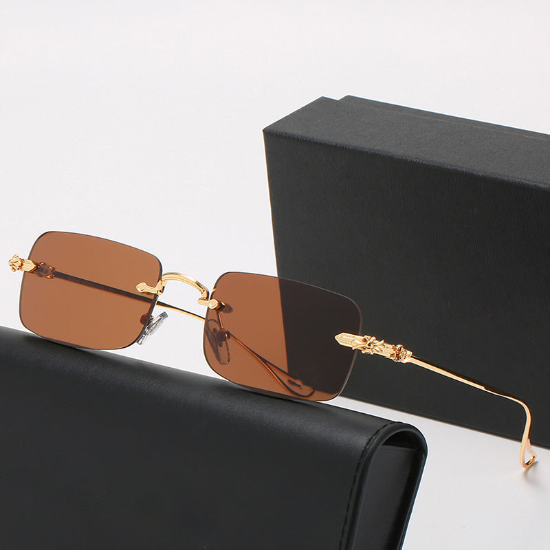 Damer moteriktig lesebrille med elegant kvadratisk ramme og dekorerte stenger Luvikno