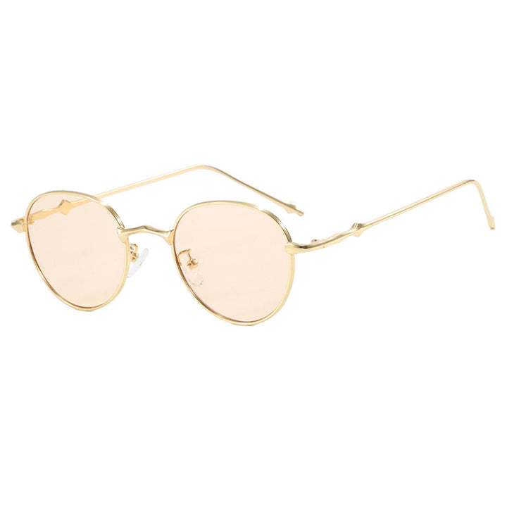 Dame elegant solbrille i moderne oval design Luvikno