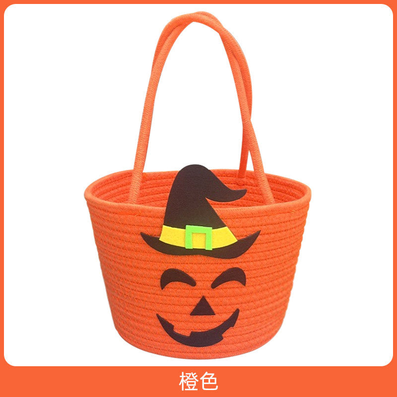 Dame Halloween Kurv med heksehatt-motiv Luvikno