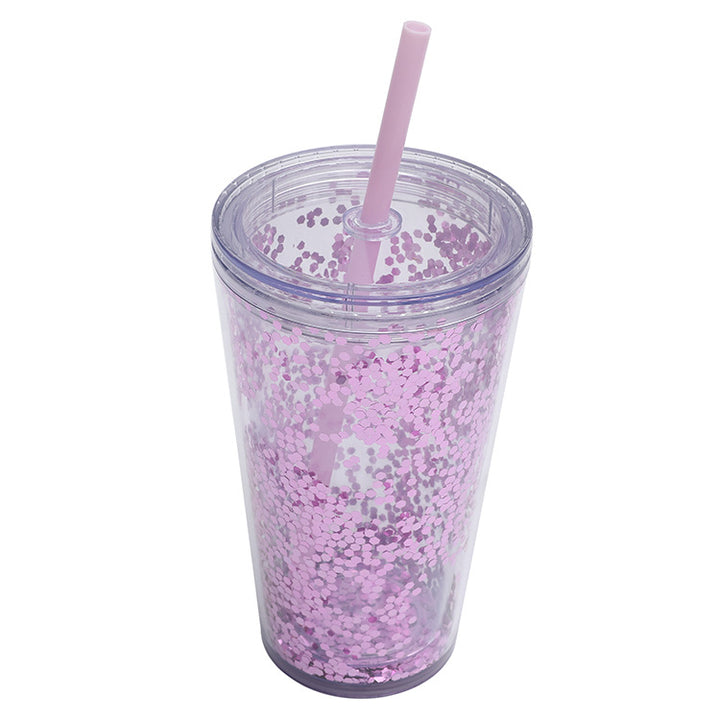 Unisex Glitter Becher Luvikno