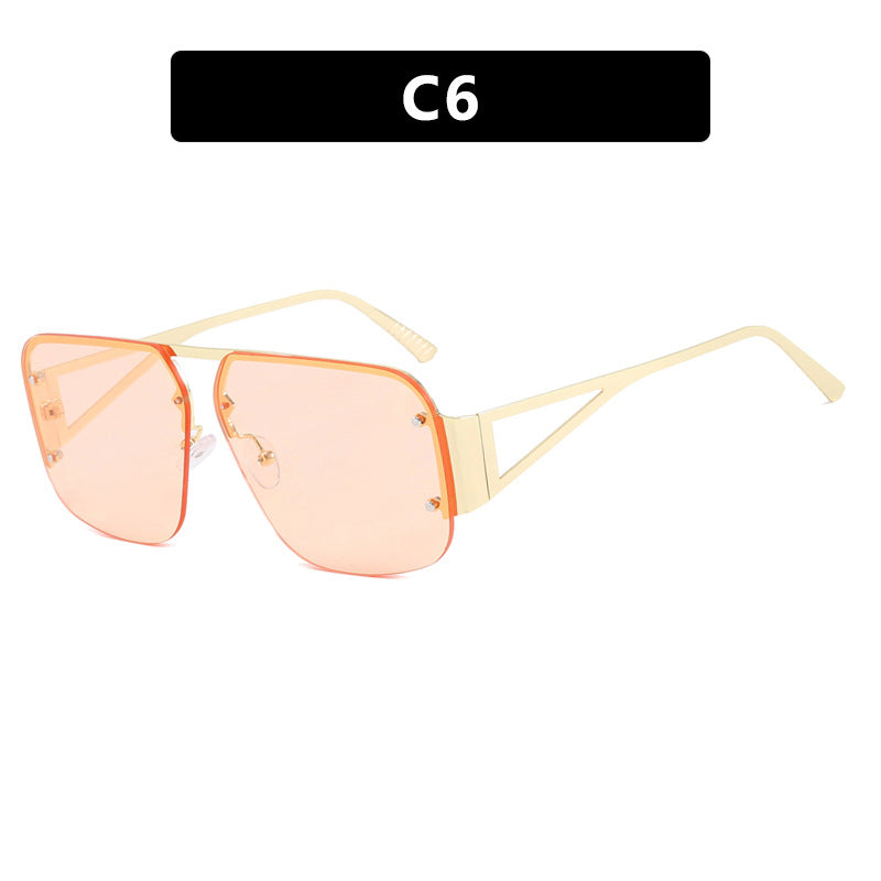 Damer optisk brille med elegant, geometrisk design og høykvalitets metallramme Luvikno