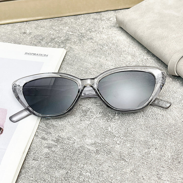 Dame Cat-Eye solbriller med UV-beskyttelse og robust ramme Luvikno