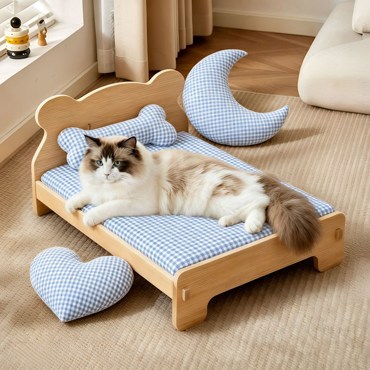 Dame luksus kattseng med ergonomisk pute Luvikno