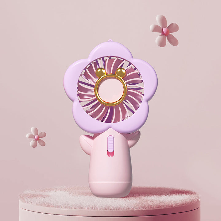 Dame Bærbar Blomstervifte Luvikno