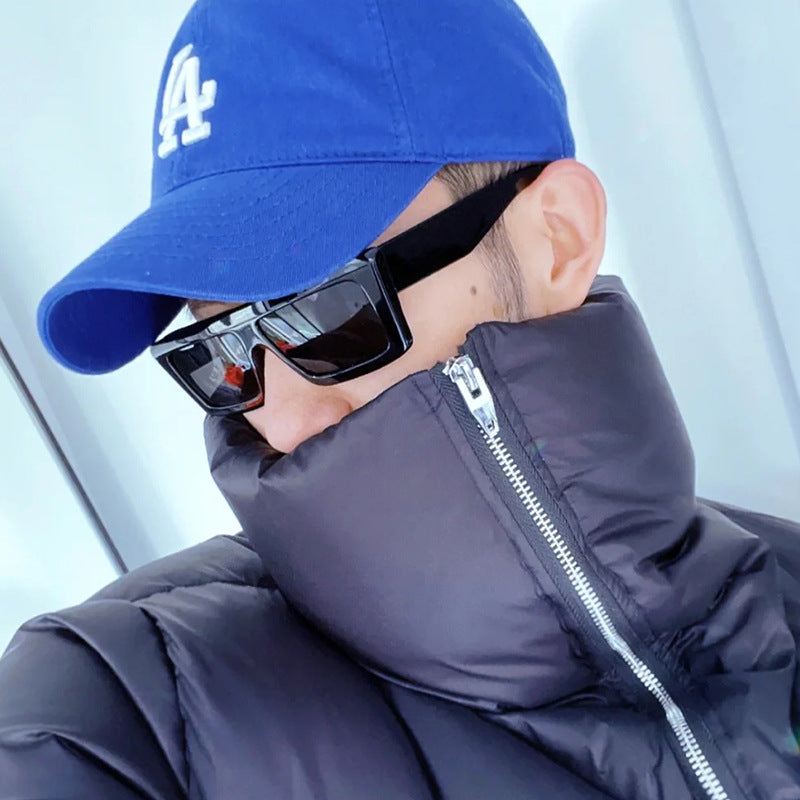 Dame Oversized solbriller med moderne og kantete design Luvikno