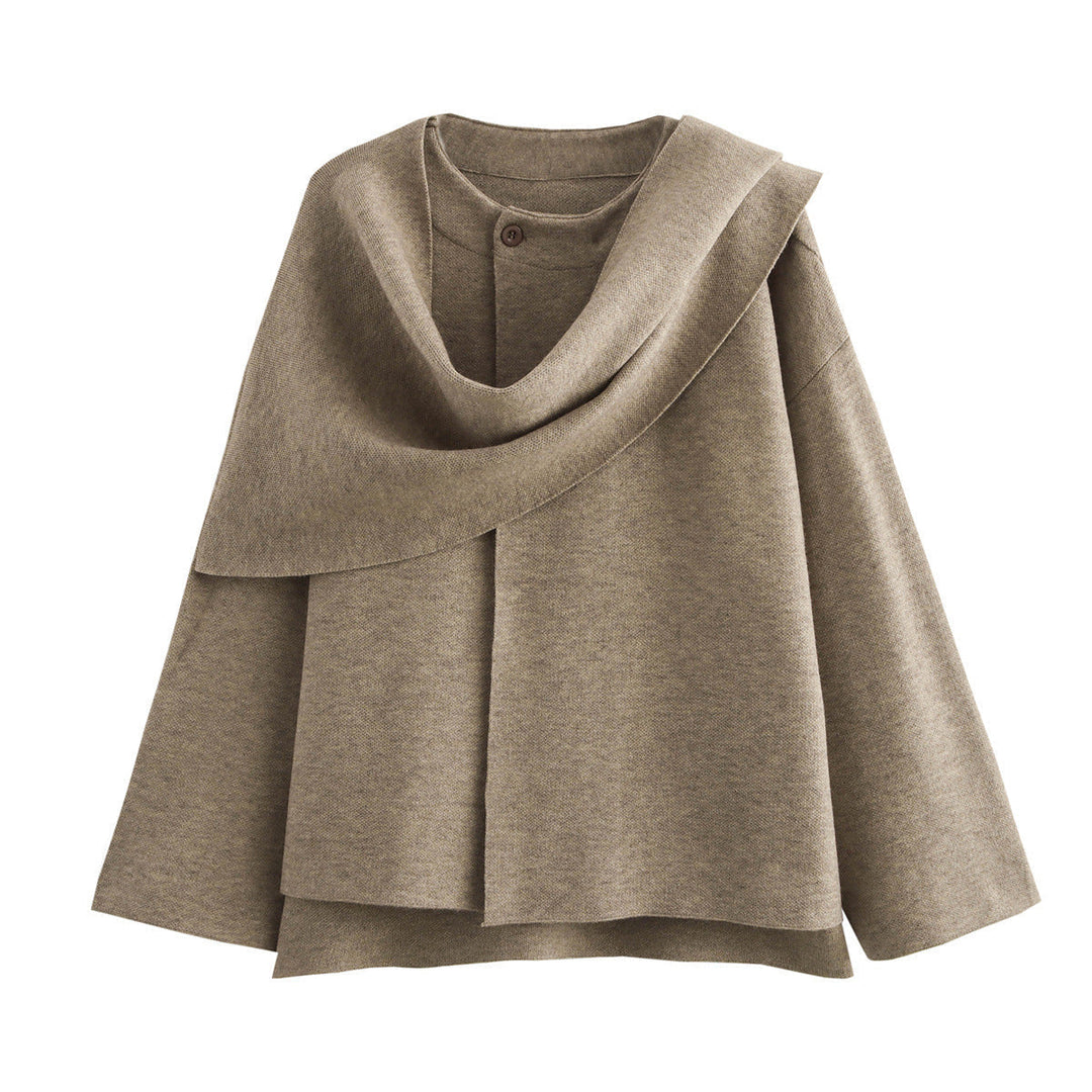 Luvik | Oversized jakke med skjerf - Behagelig og varm - Perfekt for vinteren