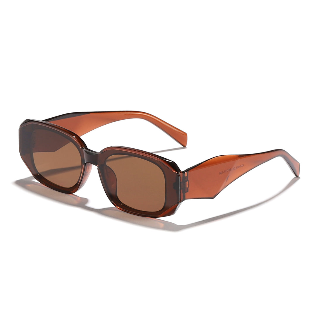 Dames moteriktig solbrille i kantet design med UV-beskyttelse Luvikno