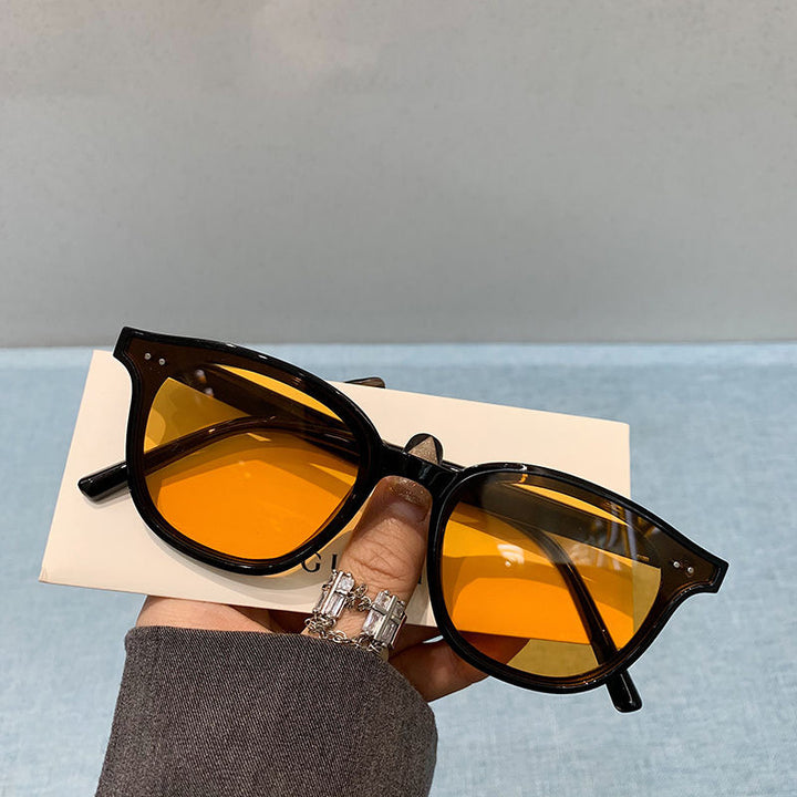Dame Retro Cat Eye Solbriller Luvikno