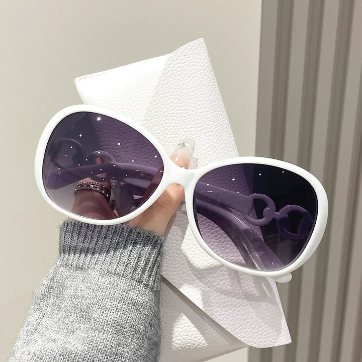 Kvinnelige Overdimensjonerte Solbriller med UV Beskyttelse og Trendy Design Luvikno