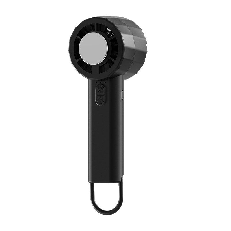 Unisex nan tragbarer Mini-Håndvifte med USB-C ladekontakt og integrert sprøytesky-funksjon Luvikno