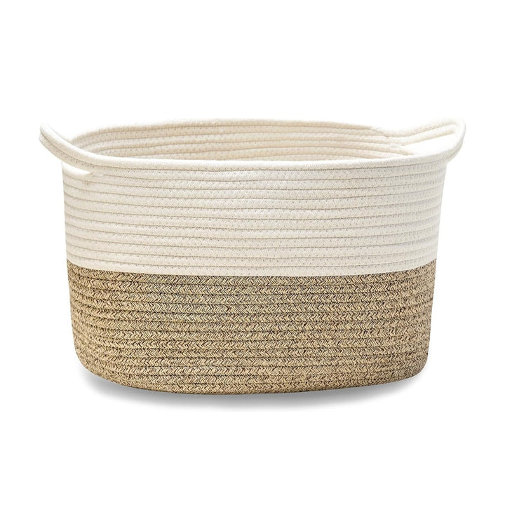 Dame Moderne Oppbevaringskurv med fl woven design Luvikno