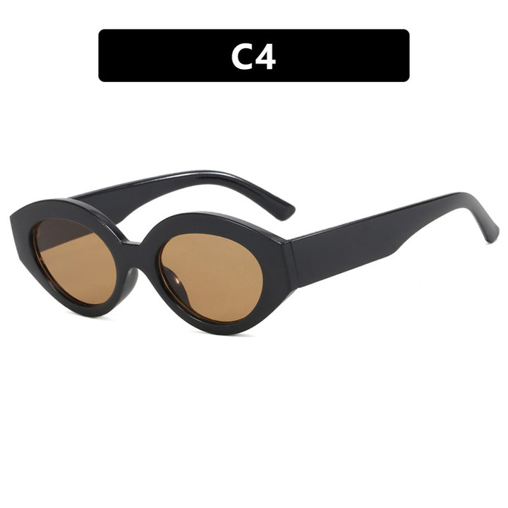 Dame kreativ solbrille i elegant retro-stil Luvikno