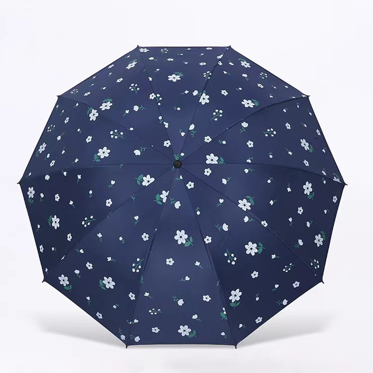 Dame paraply med blomsterdesign Luvikno