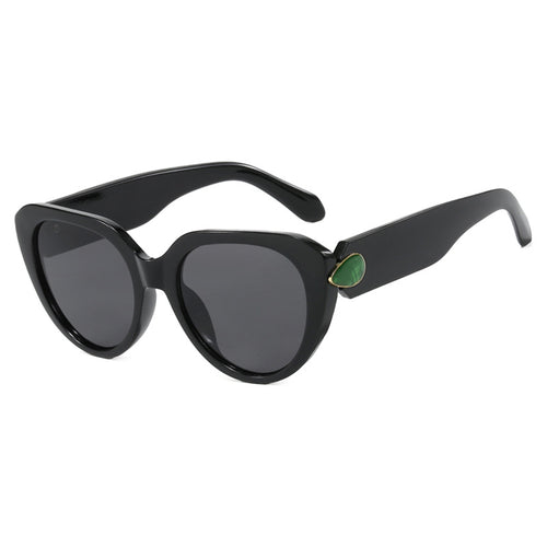 Dame Cat-Eye solbriller med iøynefallende design og beskyttende UV-filter Luvikno