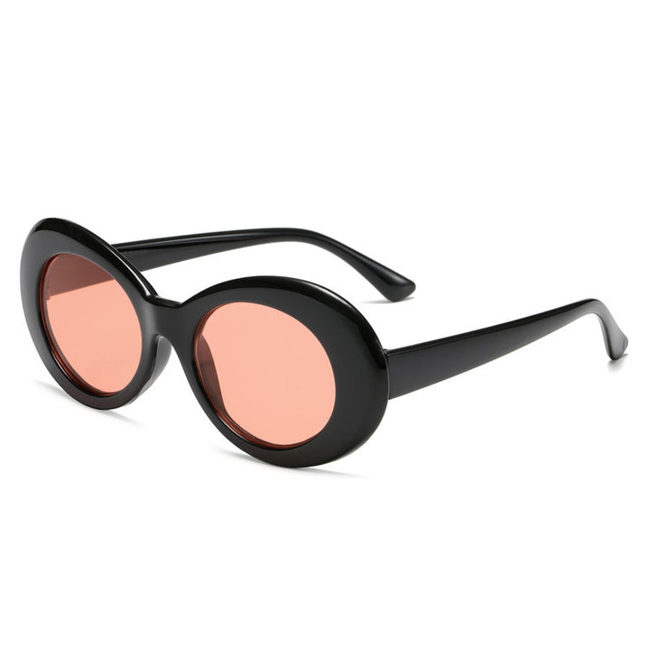 Damer fashionable oval solbriller Luvikno