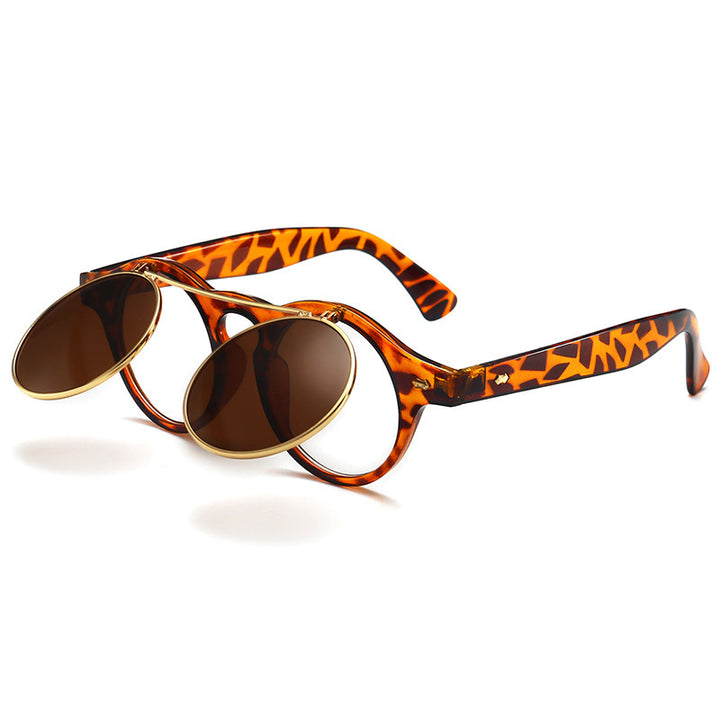 Dame elegant solbrille med dobbelt ramme Luvikno
