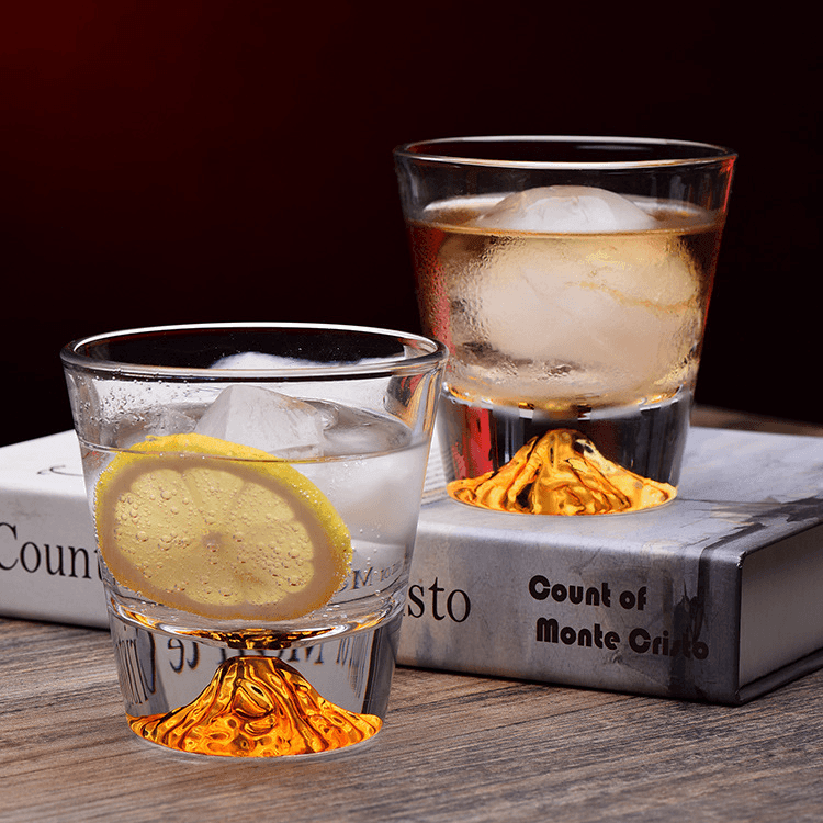 Japanske Mount Fuji Whisky Glass Sett | Luvikno