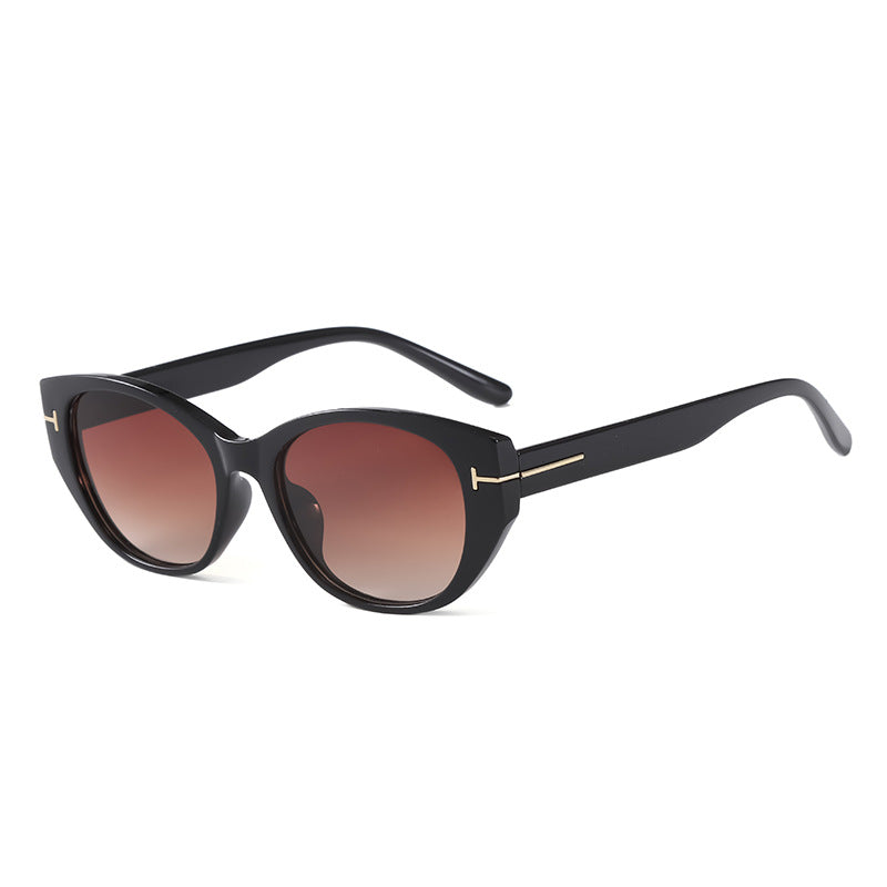 Damer Cat-Eye solbriller med elegant ramme og beskyttende UV-filter Luvikno