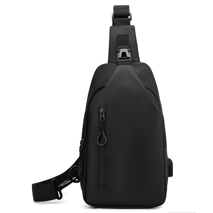 Unisex Sling Backpack med allsidige rom og justerbart bæresystem Luvikno