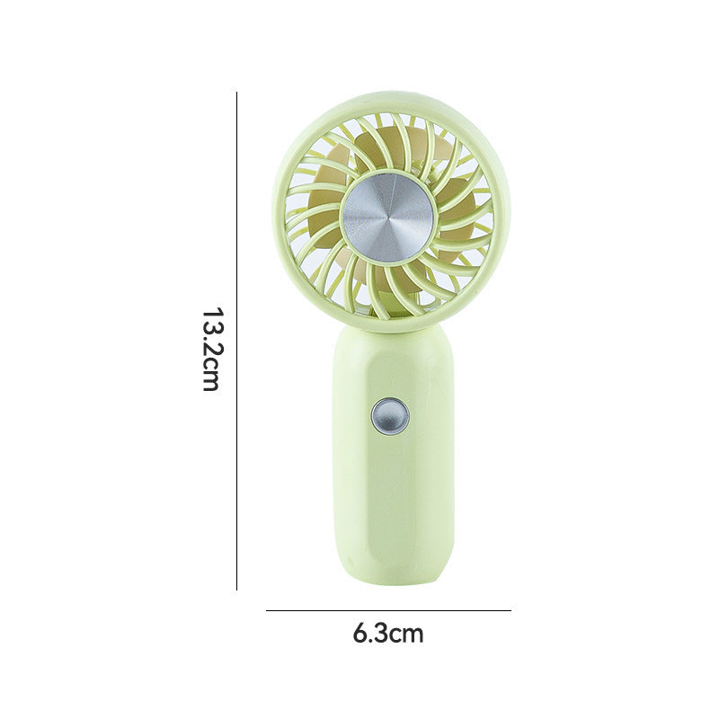 Dame Bærbar Mini Håndvifte med ergonomisk design og USB-ladefunksjon Luvikno