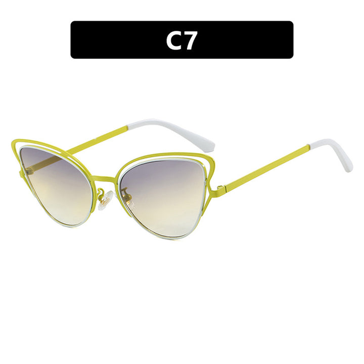 Dame Cat-Eye Briller med edelt metallramme og komfortabel passform Luvikno
