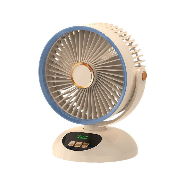 Unisex Bærbar Turbo-Ventilator med digital skjerm Luvikno