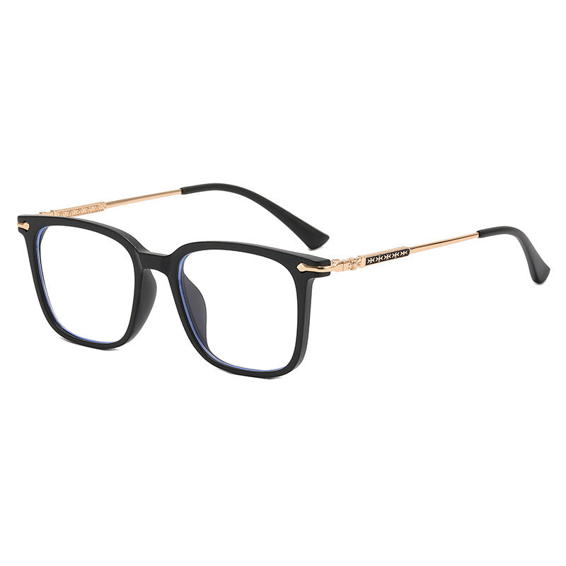 Dame moteriktig solbrille med elegant ramme og kontrasterende glass Luvikno