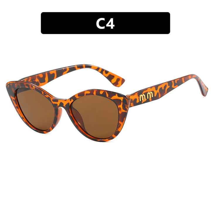 Damer eksentriske Cat-Eye solbriller med beskyttende UV-filter Luvikno